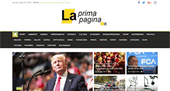 Desktop Screenshot of laprimapagina.it